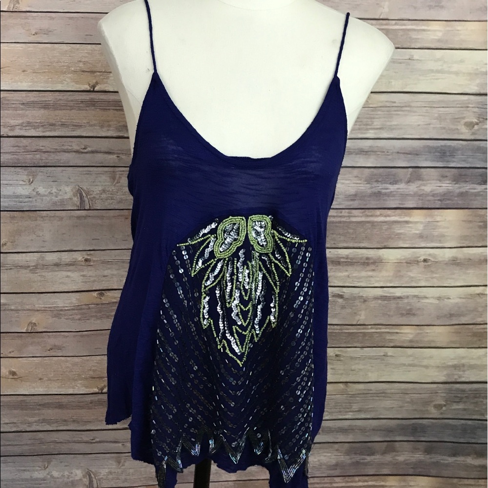 Free People Beaded Tank